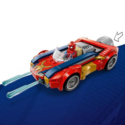LEGO | Marvel Auto de Spider-Man vs. Wolverine Venomizado – Juguete de Construcción con Superhéroes para Niños y Niñas Mayores de 7 Años – Juego con Auto y 2 Minifiguras – 76336