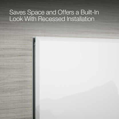 Kohler K-CB-CLR1620FS - Botiquín de aluminio de una puerta con puerta de espejo, bordes biselados, instalación empotrada, Plateado, 40.64 x 50.8 cm