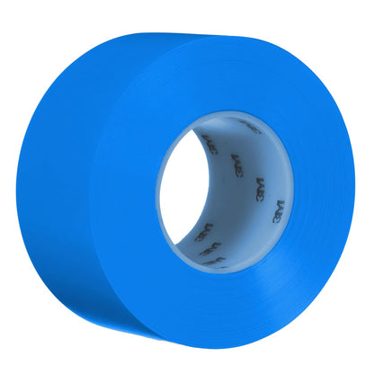 3M - Cinta de marcado de piso duradera 971, azul, 3 x 36 yardas, 17 mil, vinilo resistente, ideal para áreas de alto tráfico, codificación de colores, color vibrante, eliminación limpia - Azul - 3 in x 36 yd