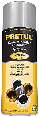 Pretul PAM-PL-P, Pintura en, Aerosol, color metálico, 300 ml, plata