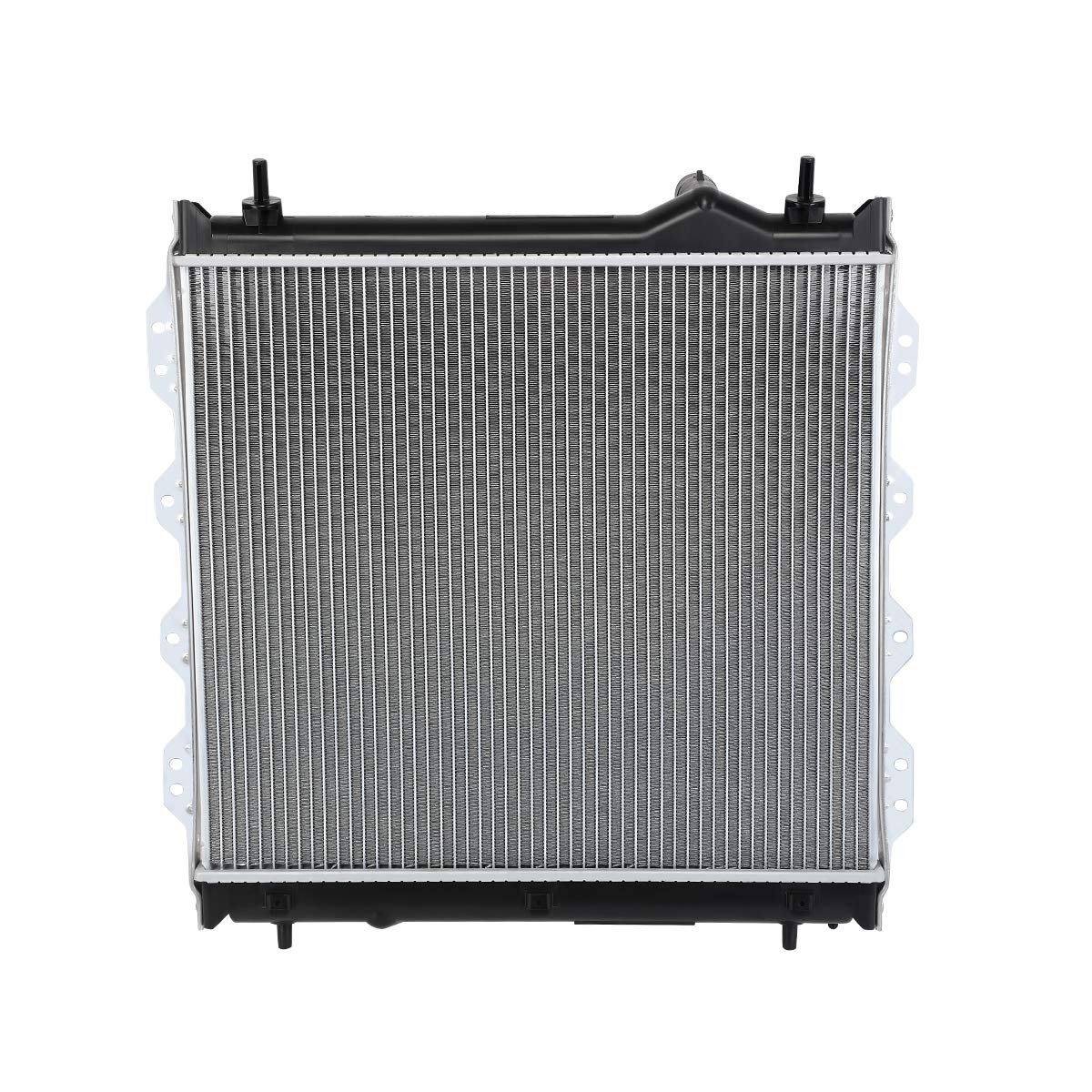 DNA Motoring OEM-RA-2298 Radiador de núcleo de aluminio completo estilo OE compatible con 01-10 PT Cruiser AT, 20-3/8 pulgadas de ancho x 18 pulgadas de alto x 1 pulgada de profundidad, entrada de 1-1/4 pulgadas, salida de 1-3/8 pulgadas