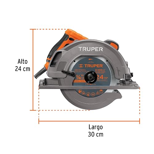 Truper SICI-7-1/4A3, Sierra circular 7-1/4" 1500 W profesional | Profesional