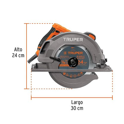 Truper SICI-7-1/4A3, Sierra circular 7-1/4" 1500 W profesional | Profesional