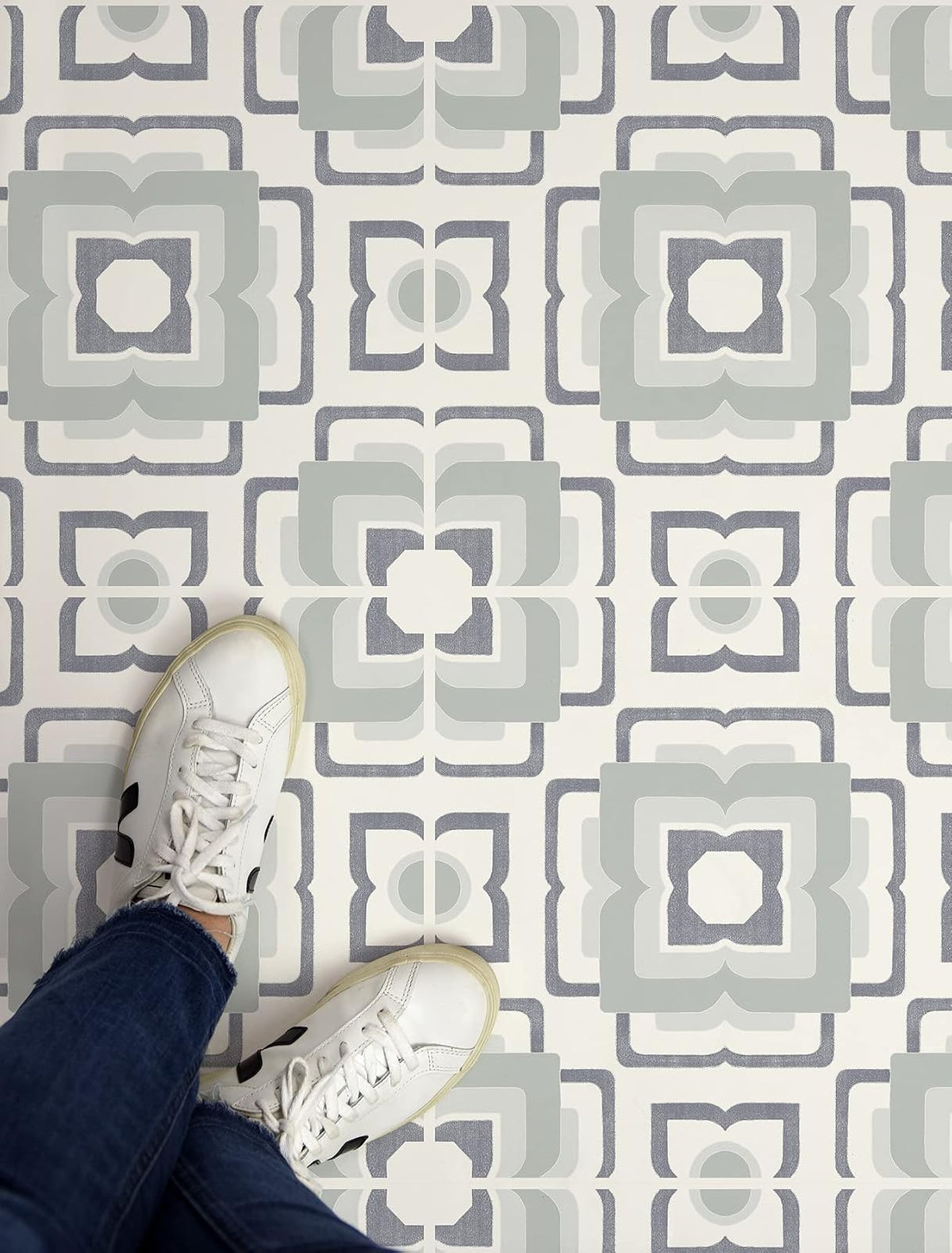 FloorPops - Azulejos de vinilo para despegar y pegar de 12 x 12 pulgadas (10 azulejos), (10 pies cuadrados/cartón)