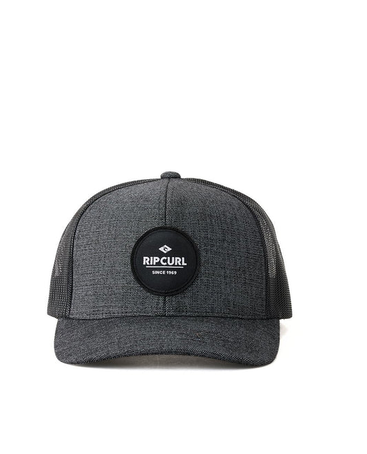 Rip Curl Curve Peak, Structured Trucker Hat, Mesh Snapback Baseball Cap for Men, Adjustable Gorro/Sombrero Hombre