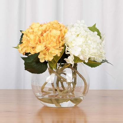 WGV tazón de vidrio transparente con jarrón, 15,24 cm