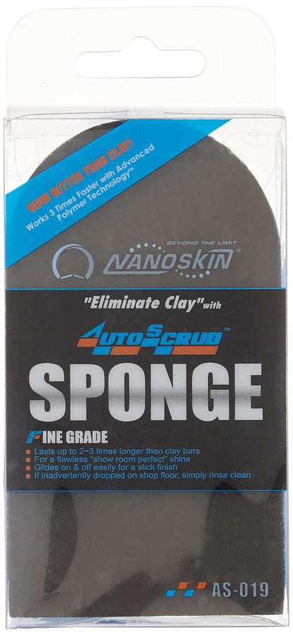 Nanoskin Esponja de Grado Fino, Azul, AS-019