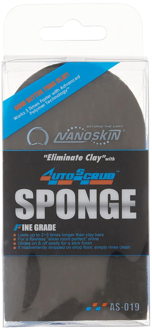 Nanoskin Esponja de Grado Fino, Azul, AS-019