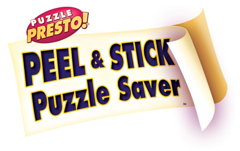 Buffalo Games Puzzle Presto Protector De Rompecabezas | 2 unidades, 12 hojas adhesivas, 4 ganchos adhesivos, conserva 2 rompecabezas de 1000 piezas