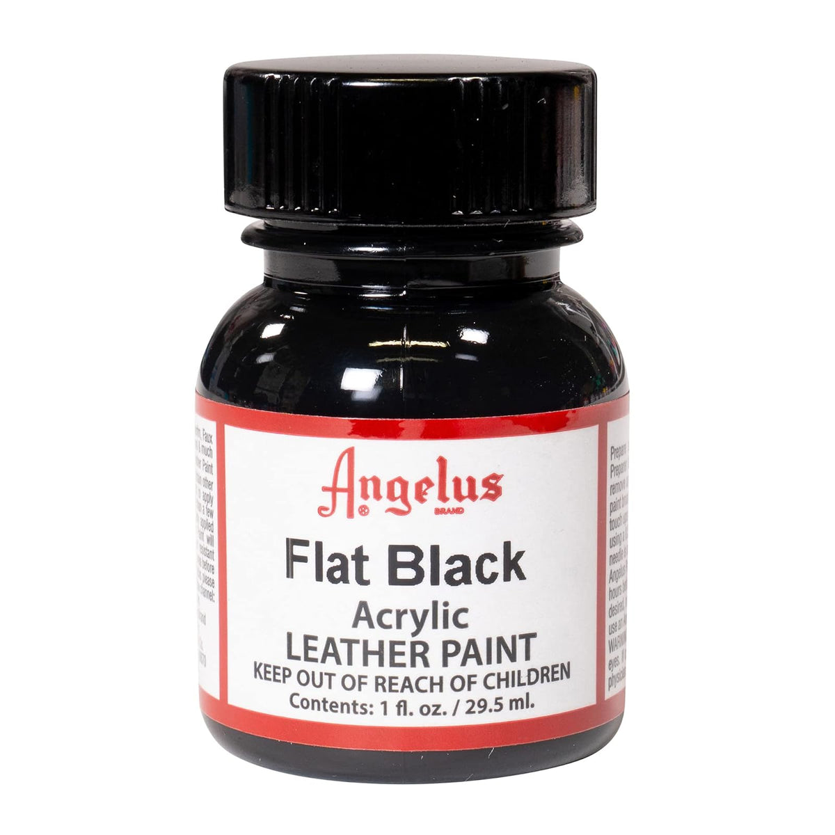 Angelus Pintura Acrílica para Cuero - Flat Black