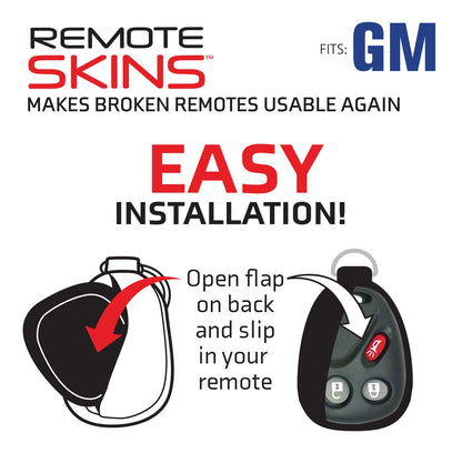Lucky Line Piel flexible para control remoto, modelos GM, 1 paquete (48901), color negro