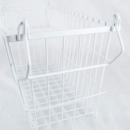 DII Home Essentials Canastilla de Metal, Blanco, Pequeño, 1
