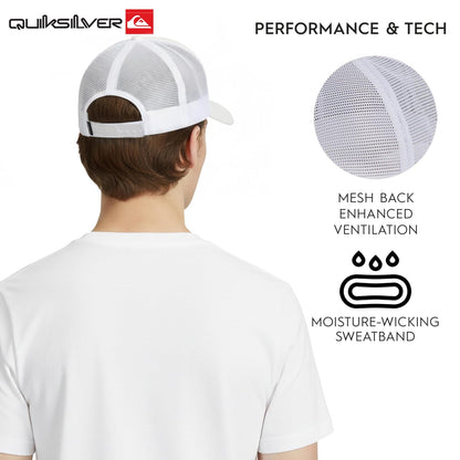 Quiksilver Premium Cotton Adjustable Snap Back Logo Gorra de béisbol Hombre