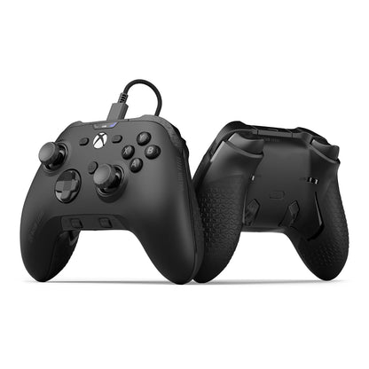SCUF VALOR Mando Xbox Performance con Cable, TMR Anti-Drift – Negro | Palas Traseras Personalizables, Gatillos Instantáneos, Controles de Audio, Xbox Series X|S, Xbox One, Windows PC