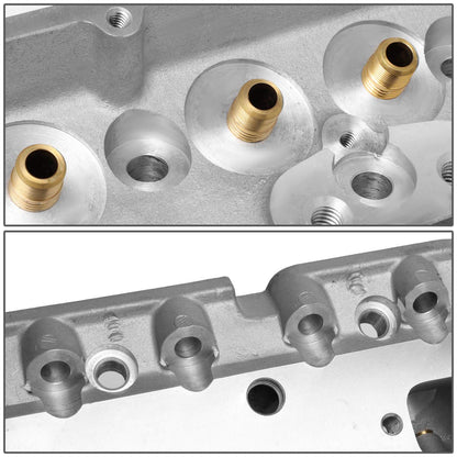 DNA Motoring CYLH-SBC-350 Cabezal Cilindro Aluminio Plateado para Motores SBC 302/327/350/383