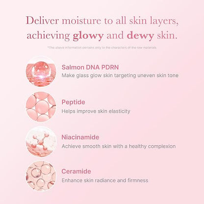 MEDICUBE PDRN Pink Niacinamide Milky Toner, Tónico Facial Coreano con PDRN de Salmón, Niacinamida, Ceramidas y Péptidos, Hidratación y Luminosidad, 150 ml