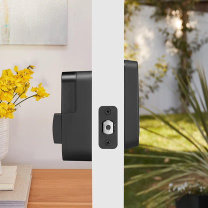 Yale Security Lock 2 Touch, cerradura biométrica de puerta con teclado y huella dactilar negra con código o huella dactilar (sin Wi-Fi), YRD420-F-BLE-BSP