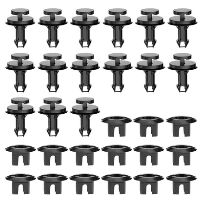 GOOACC GM 15733971 - Clips de retención de Deflector de Aire Delantero para GM Chevrolet 15733971-15 Piezas