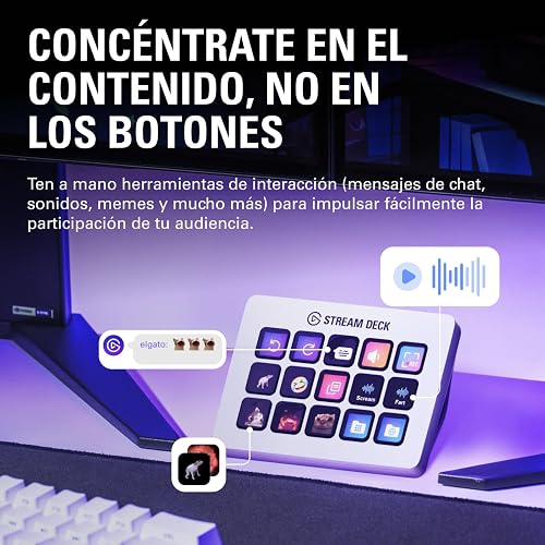 Elgato Stream Deck MK.2 White, controlador de estudio