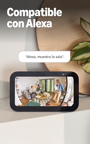 Cámara para interiores con enchufe Ring (modelo más reciente) - paquete de 3 unidades, negra