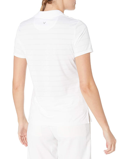 Callaway Playera Golf Manga Corta Cuello Abierto Tipo Polo para Mujer