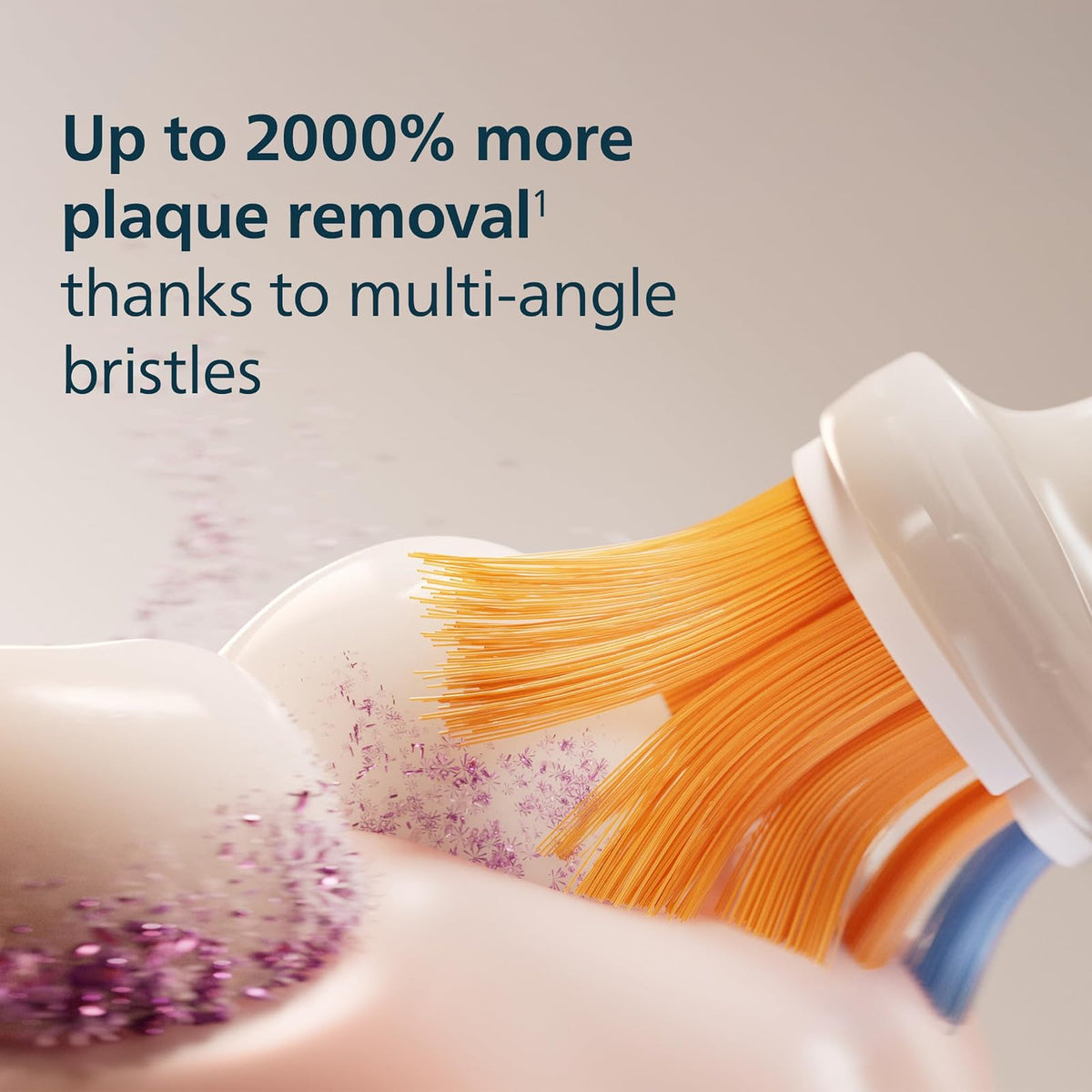 Philips Sonicare Premium All-in-One (A3) Cabezales de repuesto para cepillo para polvo de dientes, HX9094/65, Smart Recognition, blanco, paquete de 4