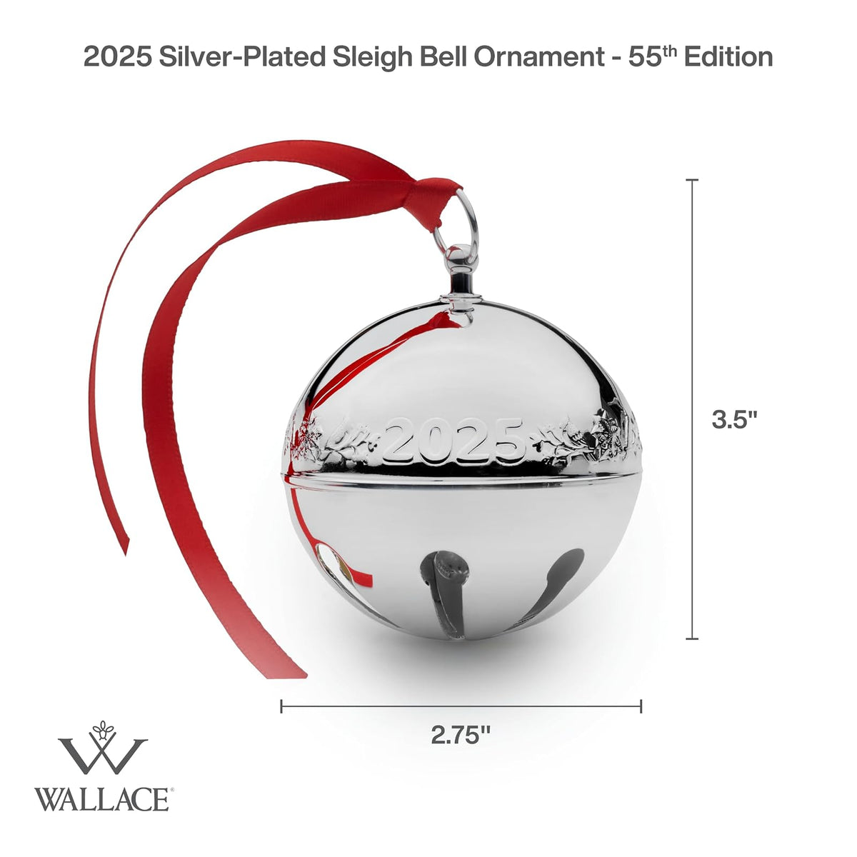 Wallace 2025 - Campana de Trineo bañada en Plata, 55ª edición