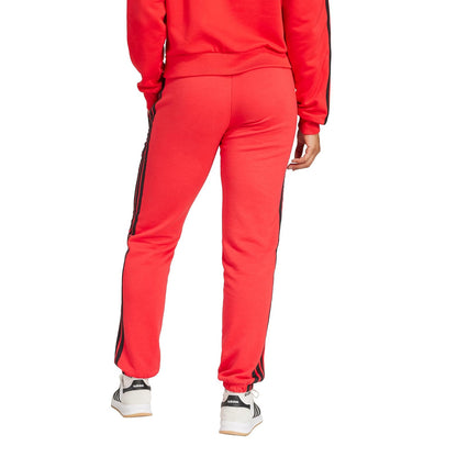Adidas Essentials - Pantalones de Forro Polar con 3 Rayas Pantalones Deportivos para Mujer