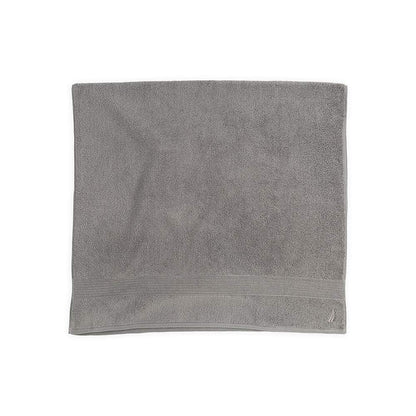 Nautica, Toalla Medio Baño 100% Algodón, Color Gris, Montford.