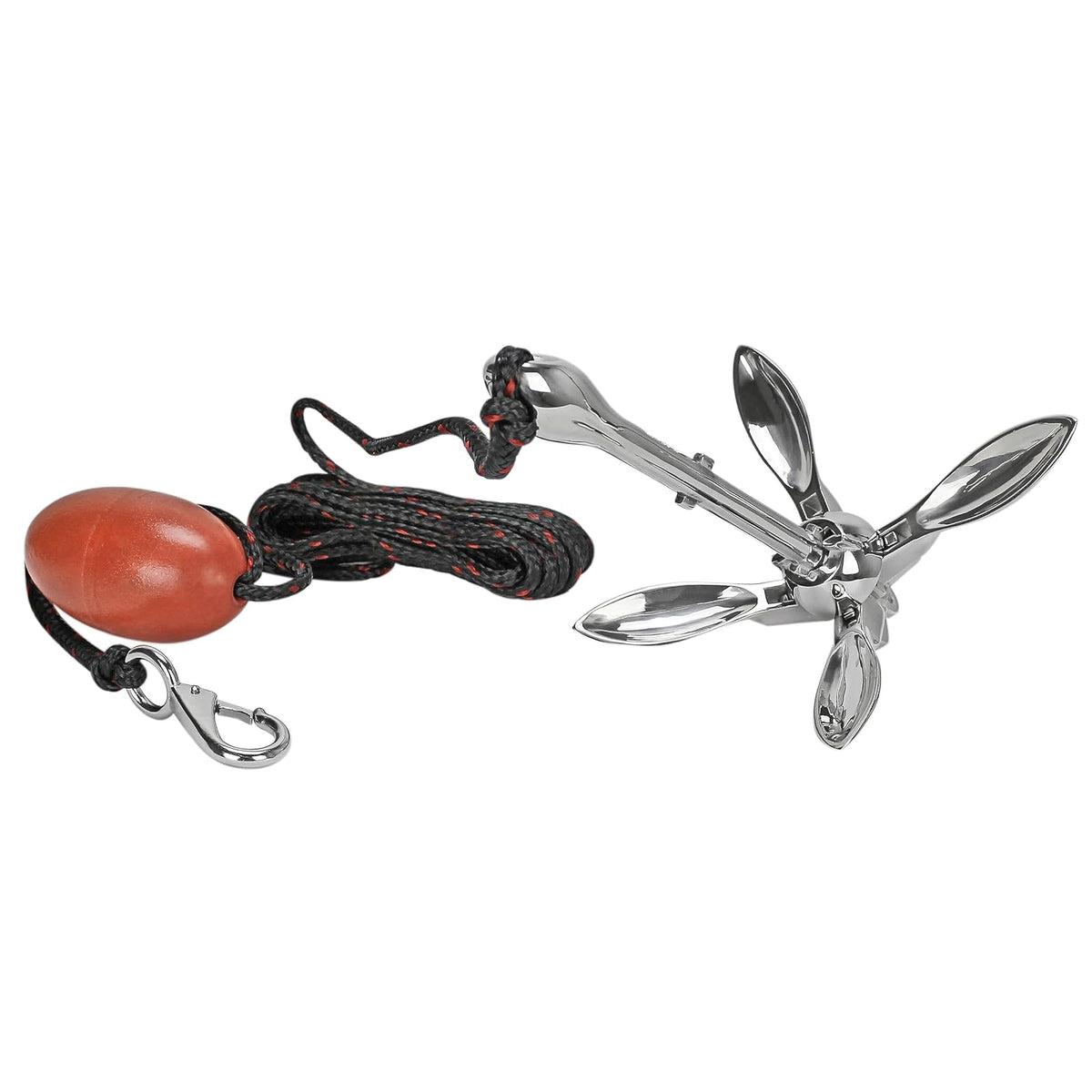 Extreme Max Kit de Ancla de Rezón Completo 3.5 lb, Acero Inoxidable, Plateado, 3006.6702