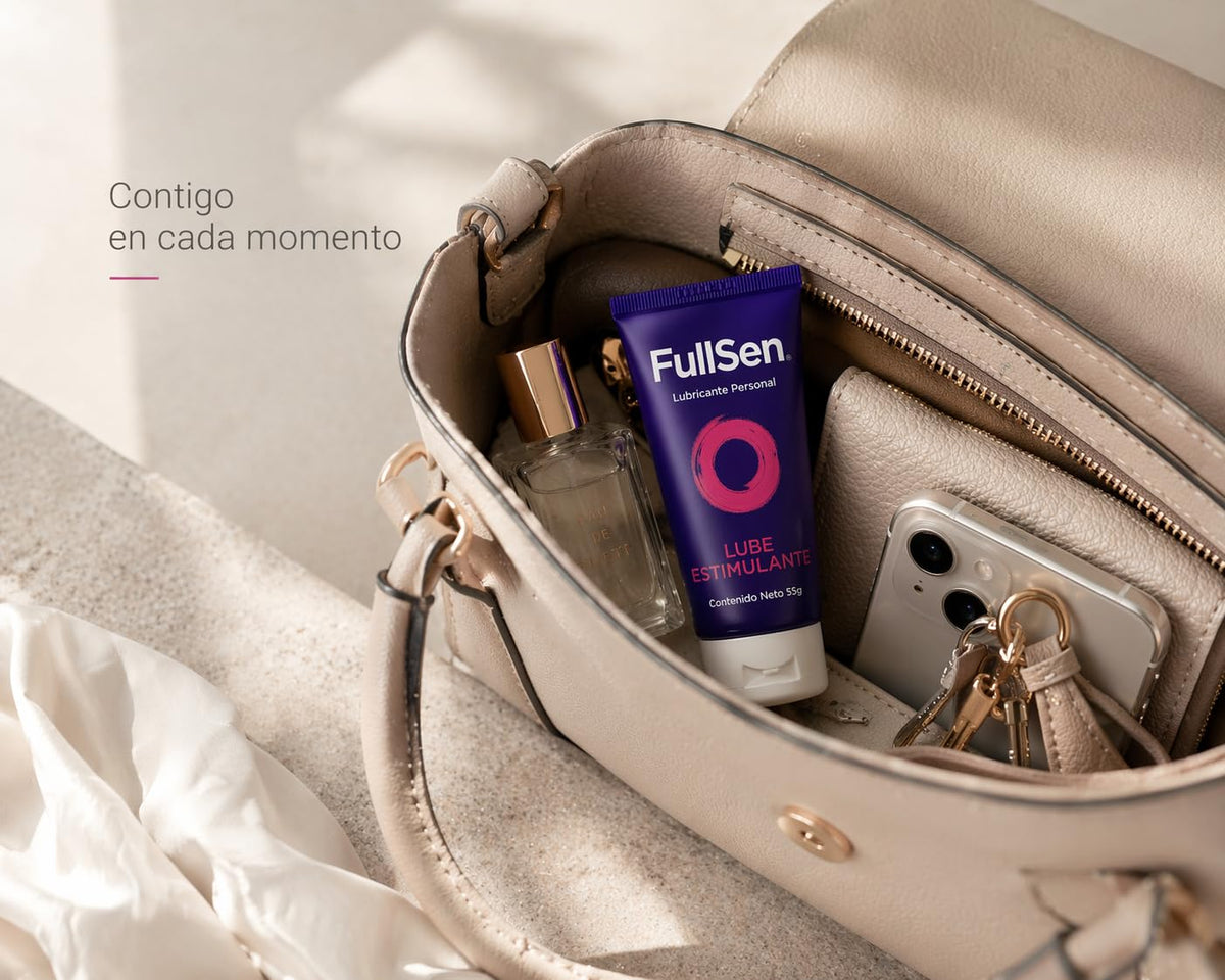 Fullsen Lube Estimulante - 4 piezas de Lubricante personal íntimo a base de agua para mayor sensibilidad, de 55g cada uno