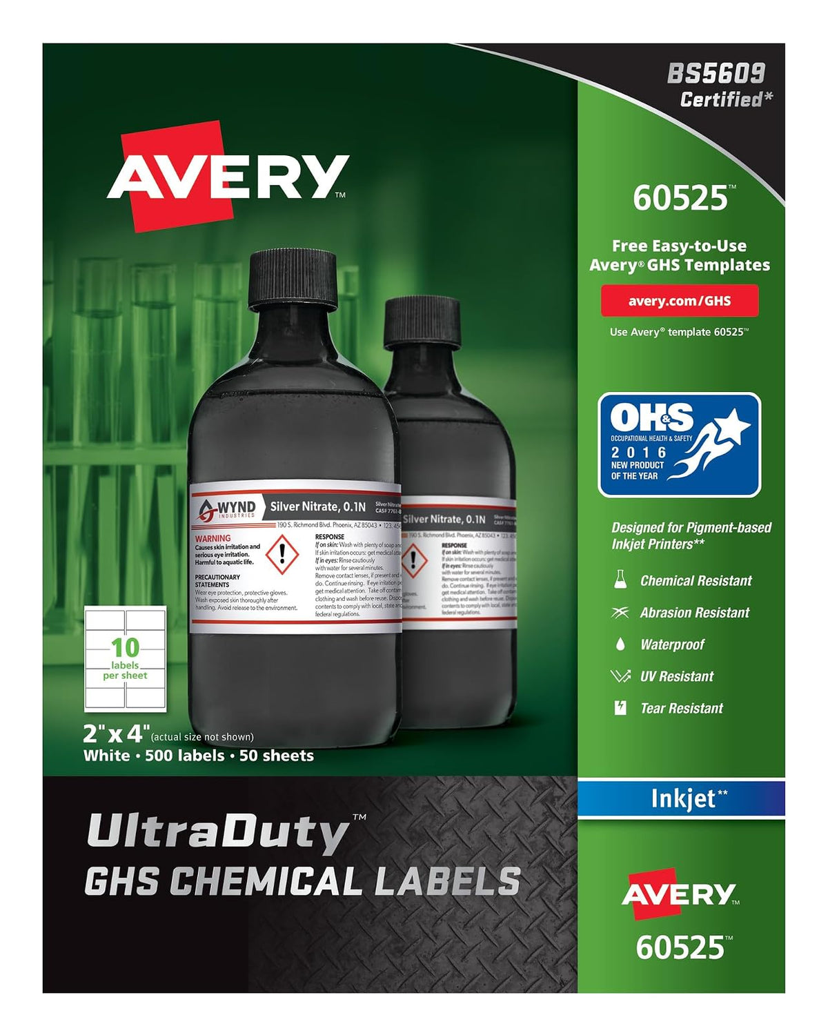 Avery 11844 SSeparador Prediseñado con Pestañas Multicolor Alfabético - 2" x 4"