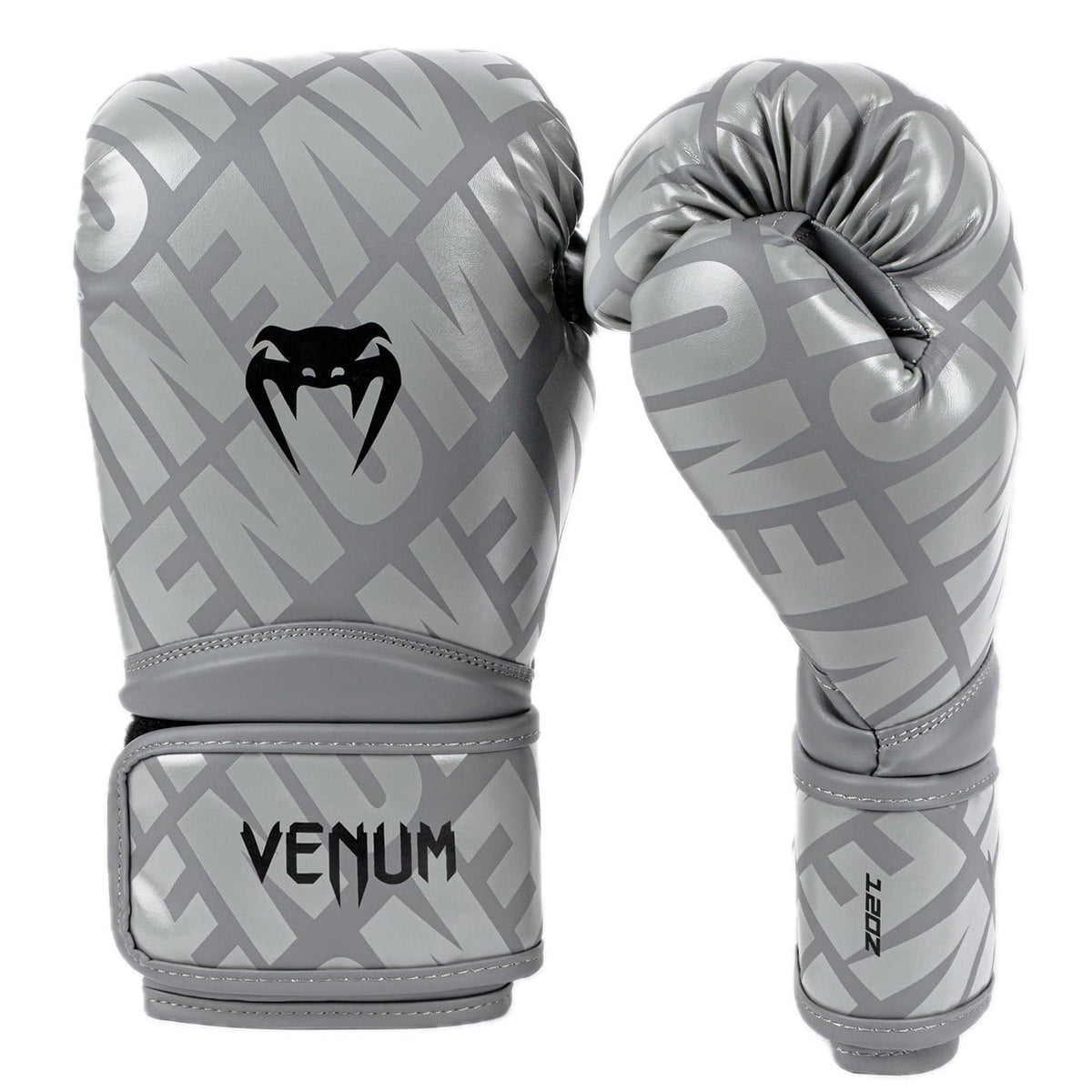 Venum Contender 1.5 Guantes de Boxeo - Contenedor 1.5 XT - Gris - Negro - 16 oz