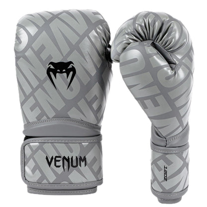 Venum Contender 1.5 Guantes de Boxeo - Contenedor 1.5 XT - Gris - Negro - 16 oz