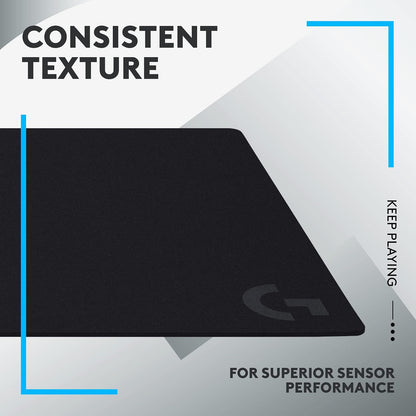 Logitech G840 Almohadilla Extragrande para Mouse de Juegos, optimizada para sensores de Juegos, fricción Moderada, Antideslizante, Accesorios para PC y Mac, 900 x 400 x 3 mm