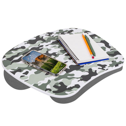 LAPGEAR MyStyle - computadora portátil con cojín - Camo gris - Se adapta a portátiles de hasta 15.6 pulgadas - Estilo No. 45325