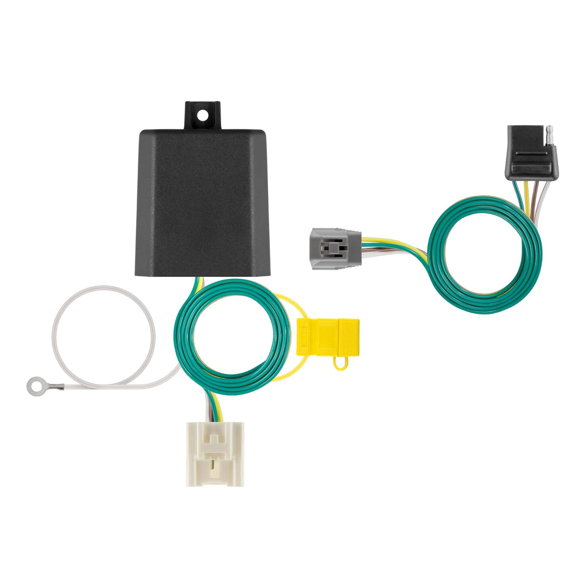 BKDK CURT 56524 - Arnés de cableado personalizado para remolque de 4 pines, compatible con Toyota Highlander, Grand Highlander, Lexus TX350, TX550h, TX55h+