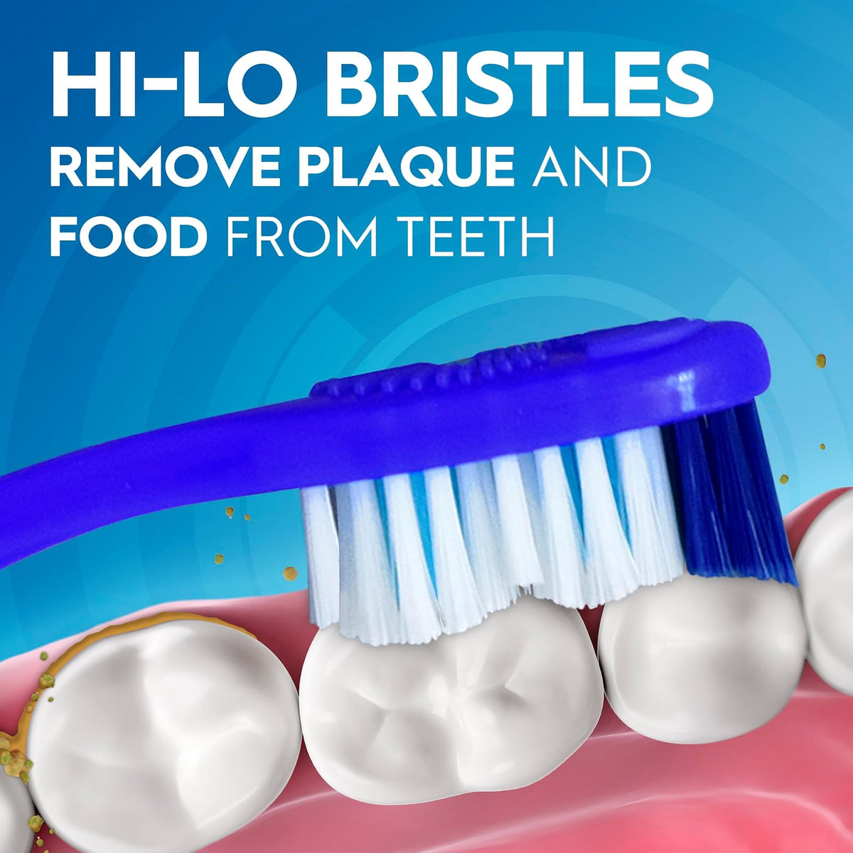 Oral-B cepillo para polvo de dientes de doble limpieza, suave, 6 unidades