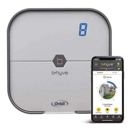 Orbit B-hyve driver inteligente de aspersor para interiores de 8 zonas