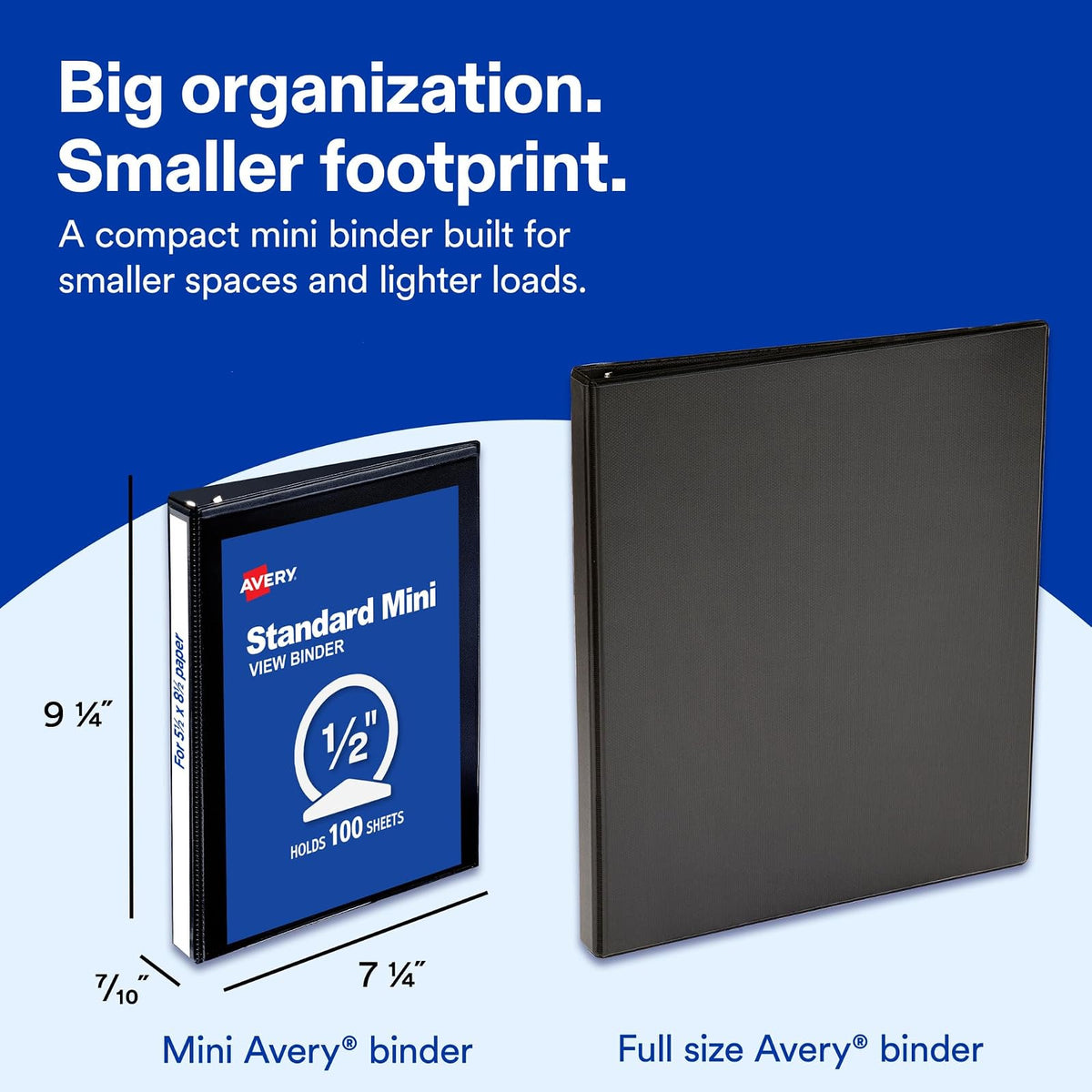 Avery 27726 Color blanco - Carpeta de cartón (Color blanco, 1.27 cm)