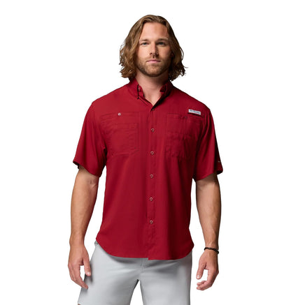 Columbia PFG Tamiami II Camisa de Pesca Manga Corta para Hombre - CH - Remolacha