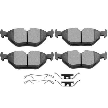 SCITOO Juego de Pastillas de Freno Semimetálicas, Compatible con Mercedes-Benz - Trasero D763 [4PCS]
