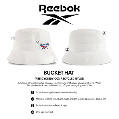 Reebok Sombrero (Bucket Hat) Sombrero para Unisex Adulto