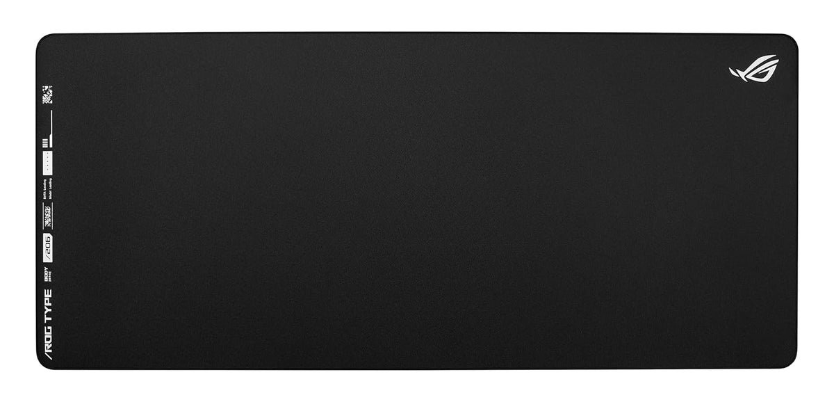 ASUS ROG Hone Ace XXL Mousepad A Prueba de Agua Negro para Shooters y MOBA | Superficie híbrida de tela con nano-recubrimiento, base viscoelástica antideslizante, 900x400x3mm, repele agua y polvo