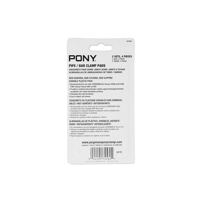 Pony Jorgensen 7456 - almohadillas para orejas de sujeción de cojín (4 unidades), color negro