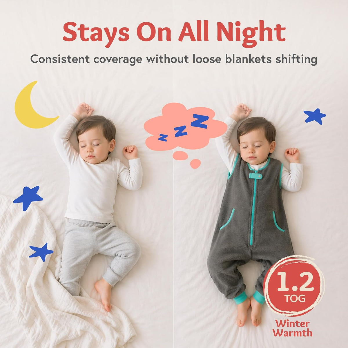 Baby Deedee Sleep Kicker Saco de Dormir con Abertura para los pies, Talla 2-4, Color Gris Pizarra