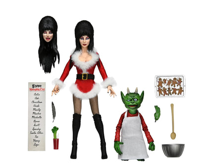 NECA - Figura de acción de Navidad Muy aterradora de Elvira, 8 Pulgadas