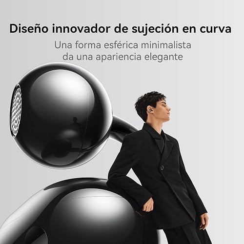 HUAWEI FreeClip, Audífono Inalámbricos, iOS y Android, Oro Rosa | Diseño estético Innovador, hasta 36h de Batería, Cancelación de Ruido en Llamadas por IA, Resistencia IP54