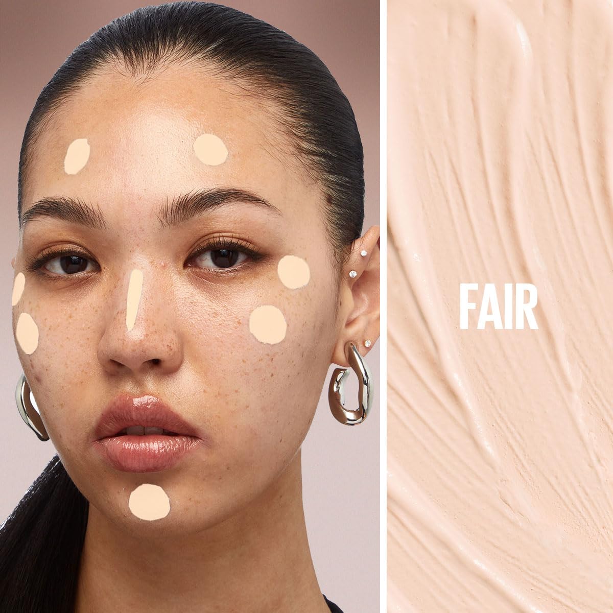 Maybelline Instant Age Rewind Corrector facial 3 en 1, Tono Fair, 6ml - Maquillaje que borra ojeras y líneas finas, cubre imperfecciones, corrige, contornea e ilumina, cobertura media, hasta 12hrs de uso hidratante