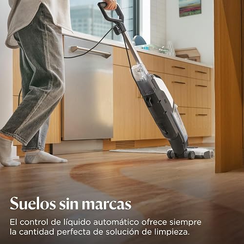 Bissell CrossWave Edge Zero-Gap Trapeador al aspiradora en seco húmedo, 4111A | Potente succión para suelos de baldosas y eliminación de manchas; borde de espacio cero llega a zócalos y esquinas